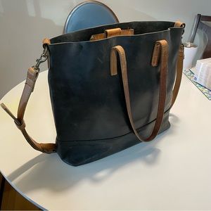 ABLE Mamuye Classic Tote - Black Leather